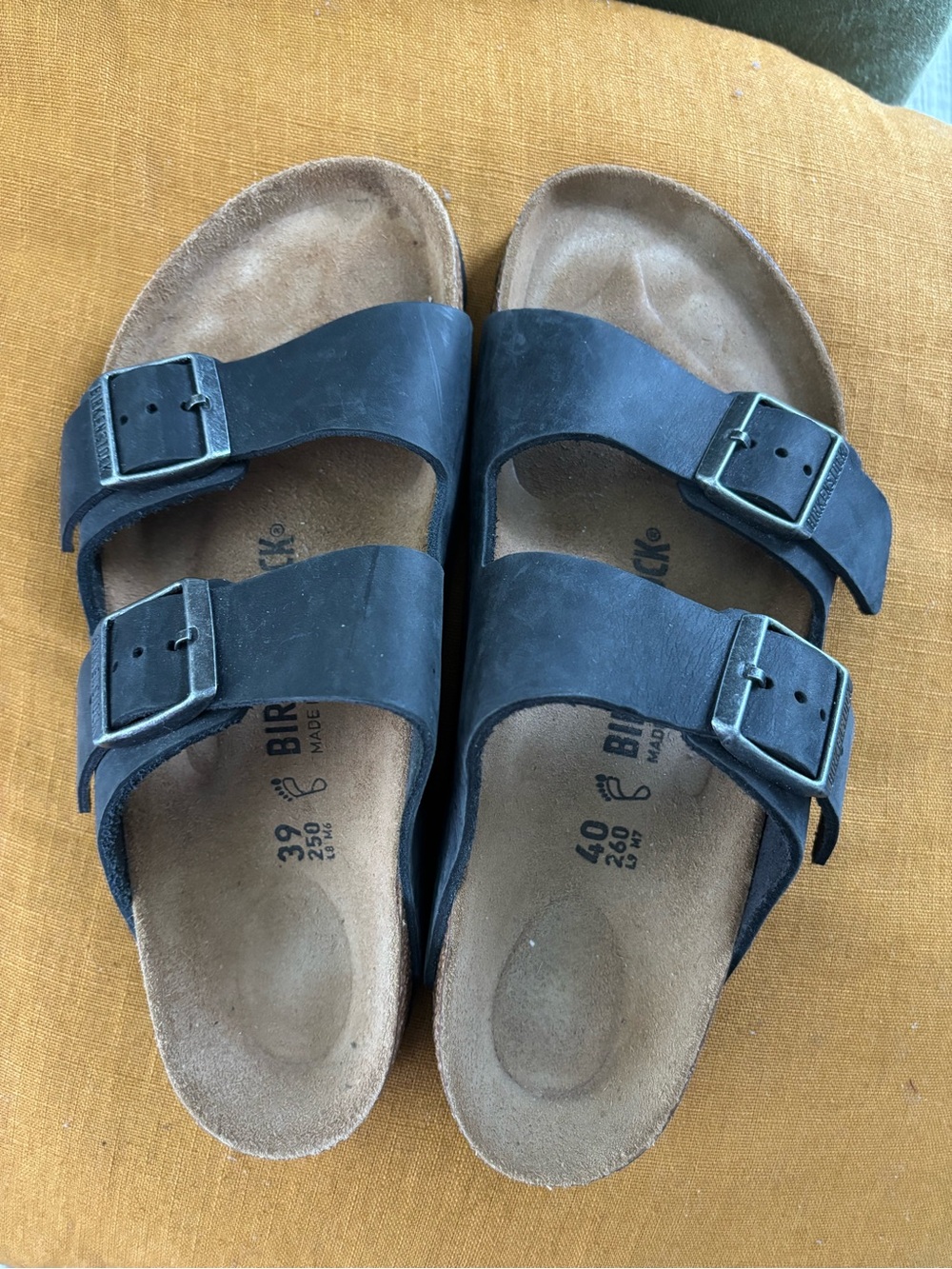 Birkenstock notice 2 different sizes doesn’t really make difference when on